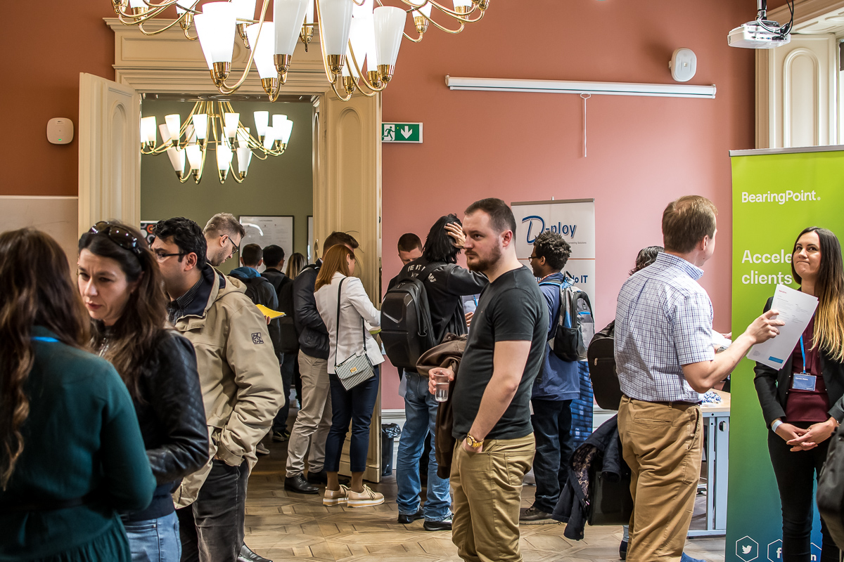 Visitors at Jobspin Fair